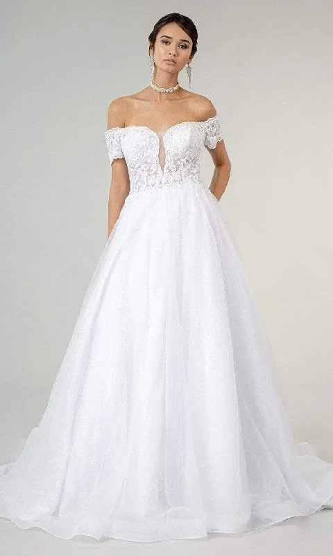 women's lightweight dresses Women's Peter Pan Collar DressesGLS by Gloria Bridal GL1936