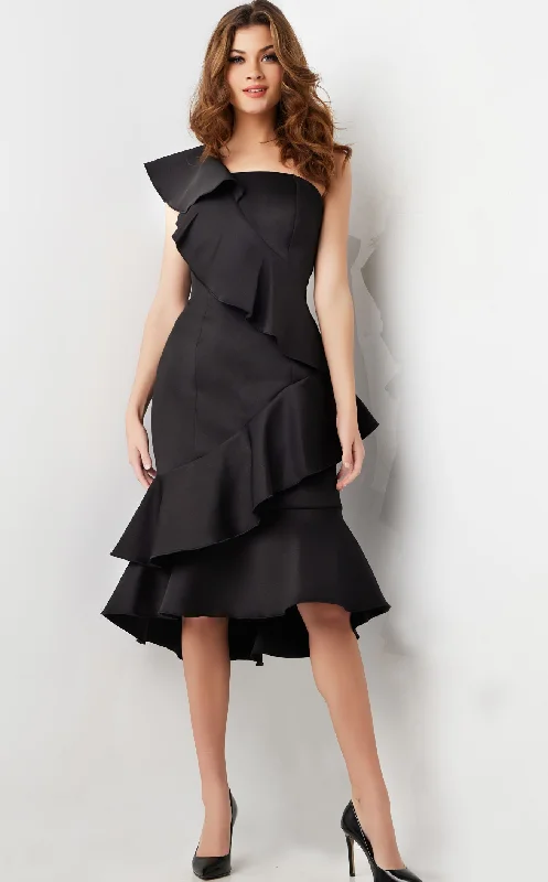 Off-The-Shoulder Dress Women's Keyhole-Back DressesJovani 25971 Dress