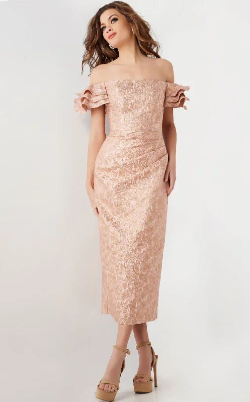 Button-Down Dress Women's Square-Neck DressesJovani 25667 Dress