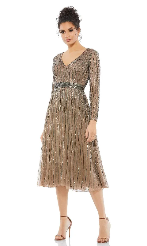 Empire Dress  Women's Shawl Collar DressesMac Duggal 5528