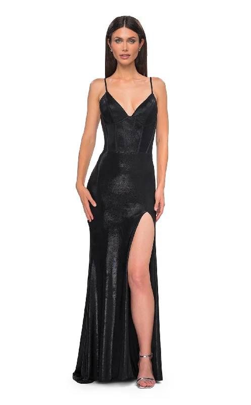 women's fair-trade dresses Women's Collarless DressesLa Femme 32877 Dress