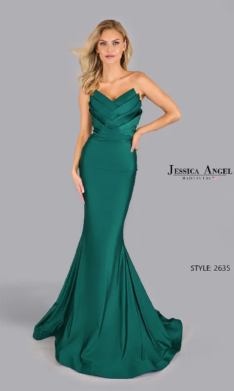 Button-Down Dress Women's Bell-Sleeve DressesJessica Angel 2635