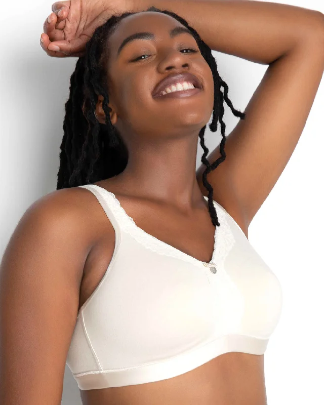 Cotton Luxe Unlined Wireless Bra - Natural