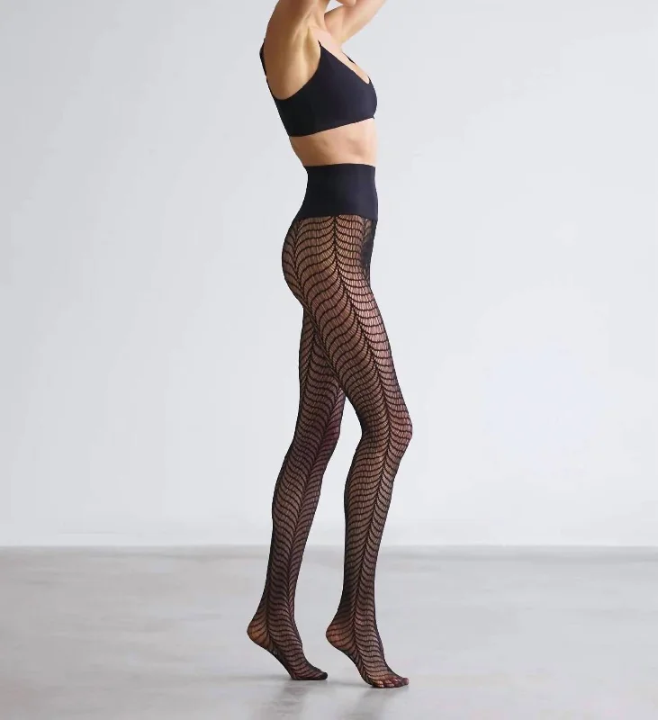 Ikat Net Tight In Black