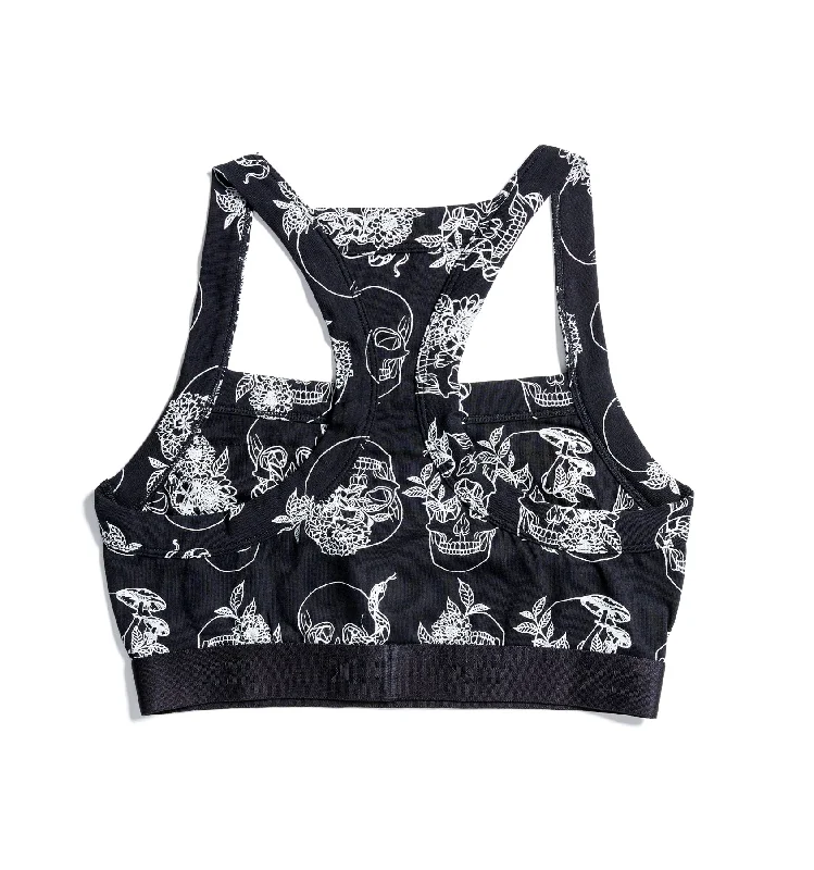 Scoop Soft Bra - Skull Garden