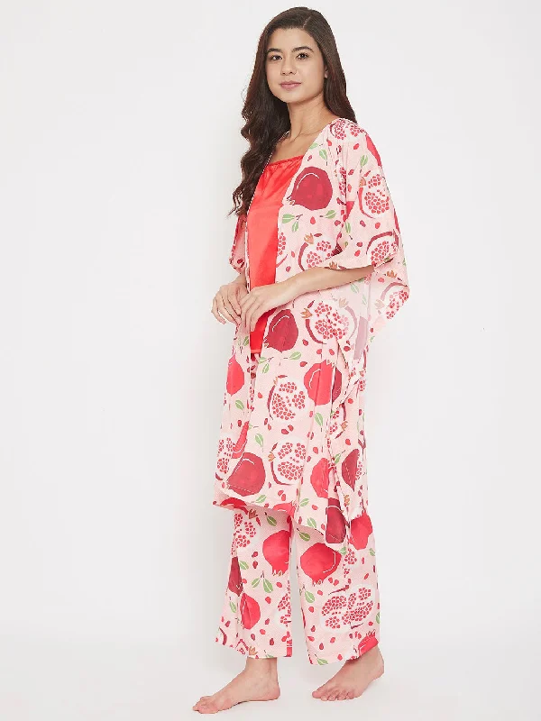 Pomegranate Printed 2 Piece Set - ( Final Sale)