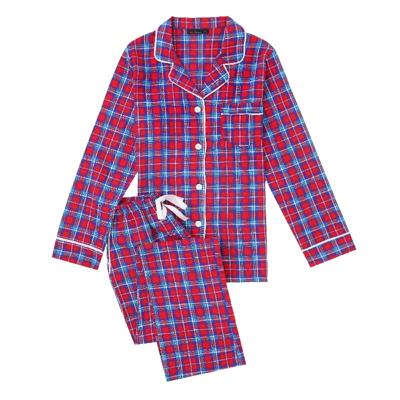 Plaid Red-Blue / Small