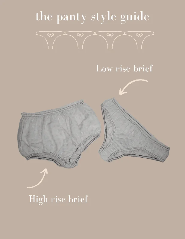 robin's egg blue / high rise panty / extra small