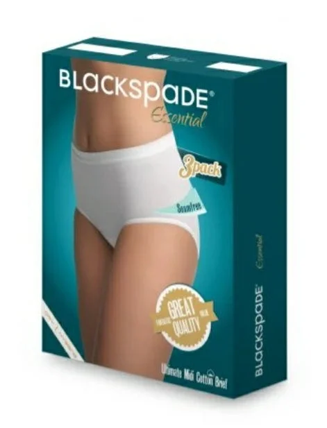 BLACK SPADE - 3 PACK MIDI BRIEF - NUDE