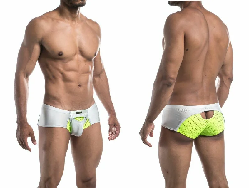 JCSTK - Mens Joe Snyder Sexiest Cheek Boxer Brief Lemon and Gray