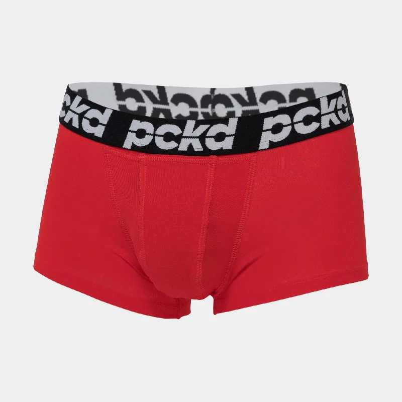 Boxer Trunks aus Bio-Baumwolle Chili Red