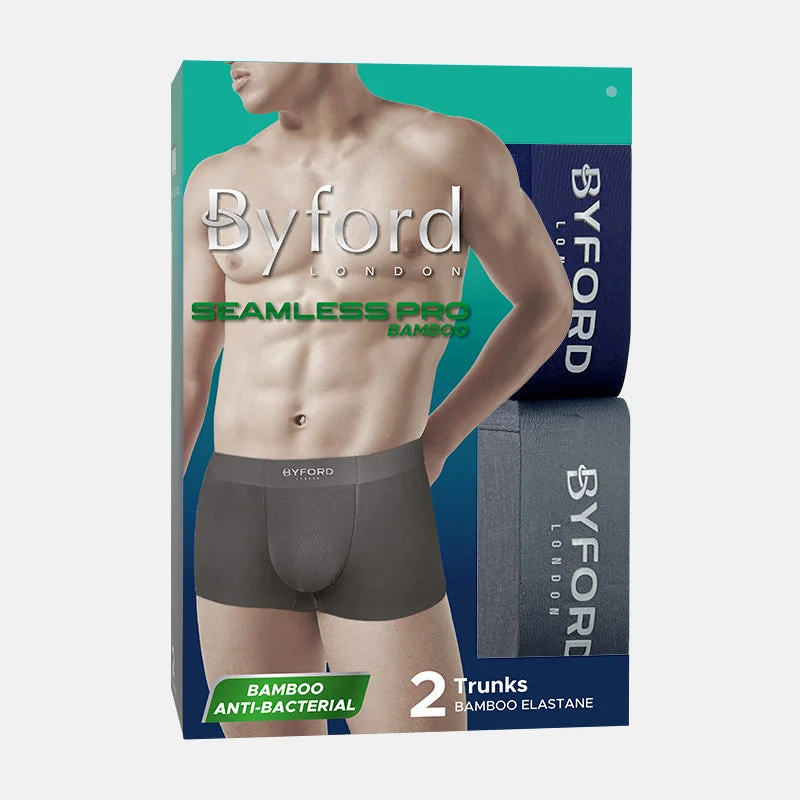 Byford 2pcs Men's Trunks | Seamless Pro | Bamboo Elastane | BMX338644AS1