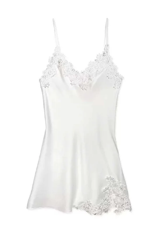 Harley Lace Trim Slip - White