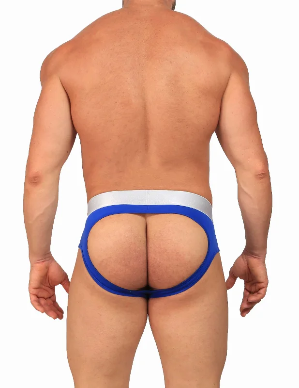 Jockstrap Style Brief - Colour Blue