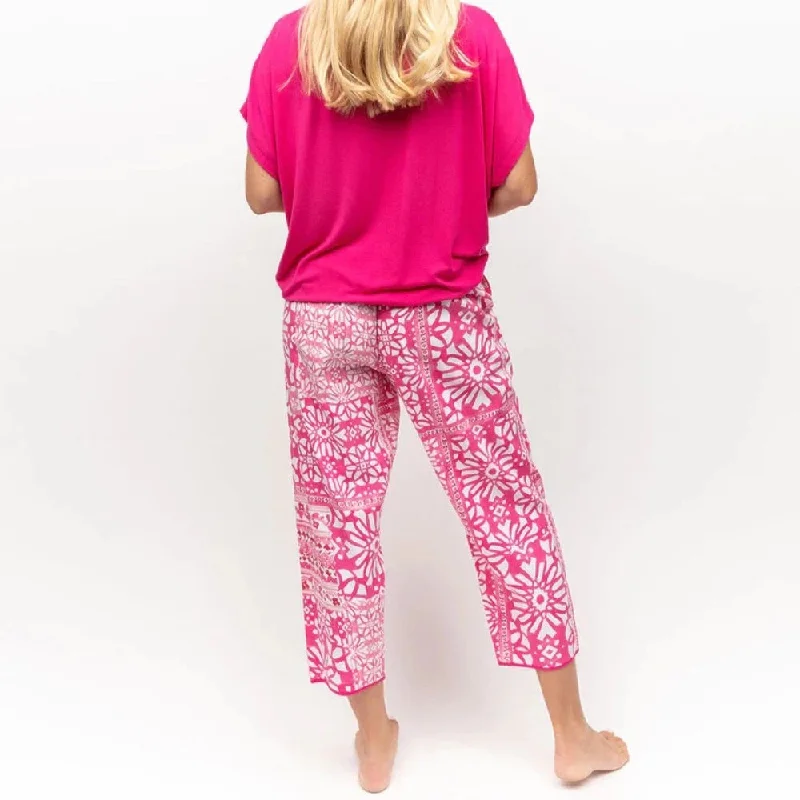 Cyberjammies Hailey Slouch Top And Tile Print PJ Set