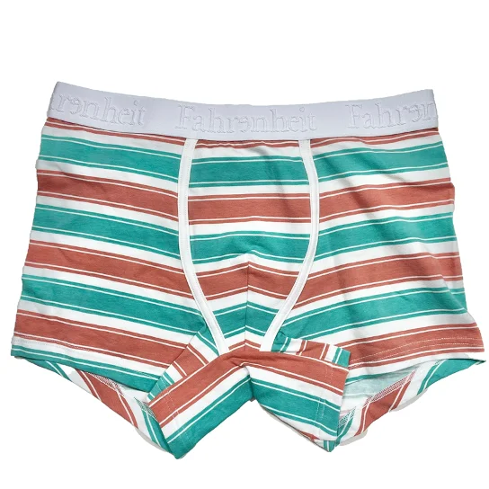 Grant Trunk | Coral & Green Stripe