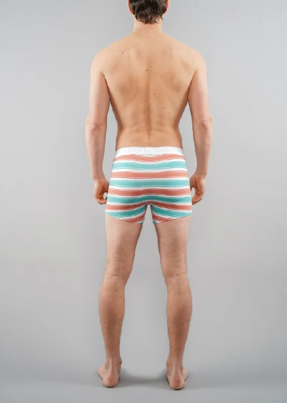 Grant Trunk | Coral & Green Stripe