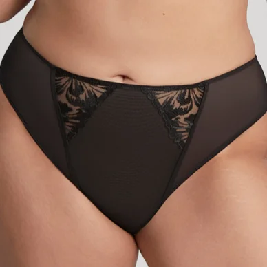 Jaida High Leg Brief 10536 Noir