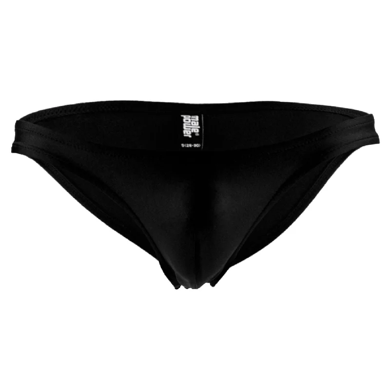 Male Power PAK871 Euro Male Spandex Brazilian Pouch Bikini Color Black