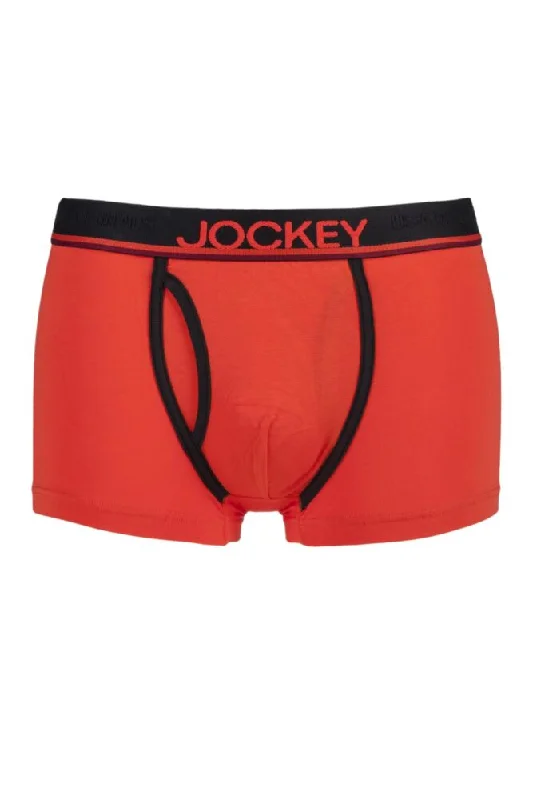 Mens 1 Pair Jockey USA Originals Short Fly Trunks with Y-Front Opening