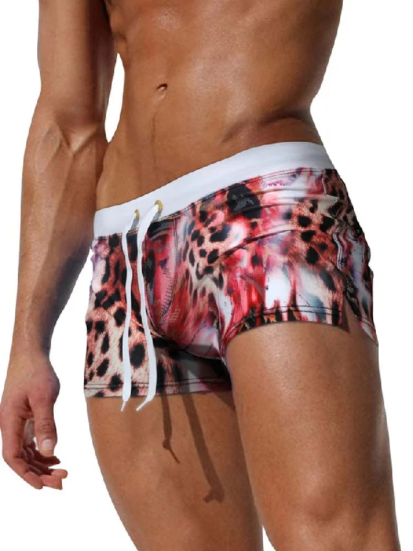 Men's Printed Quick-dry Swim Trunks