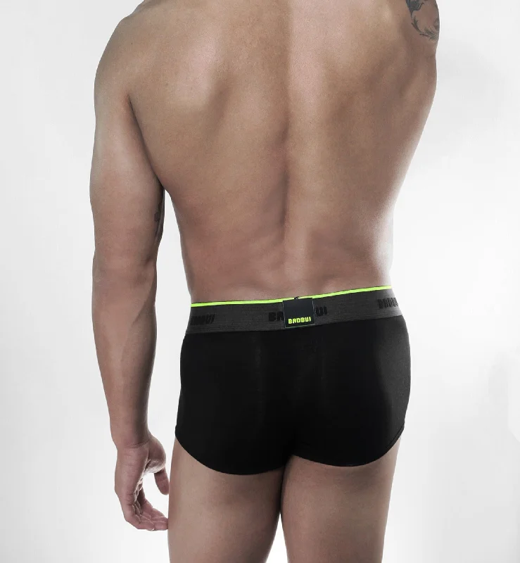 Micro Modal Low Rise Trunk- JET BLACK