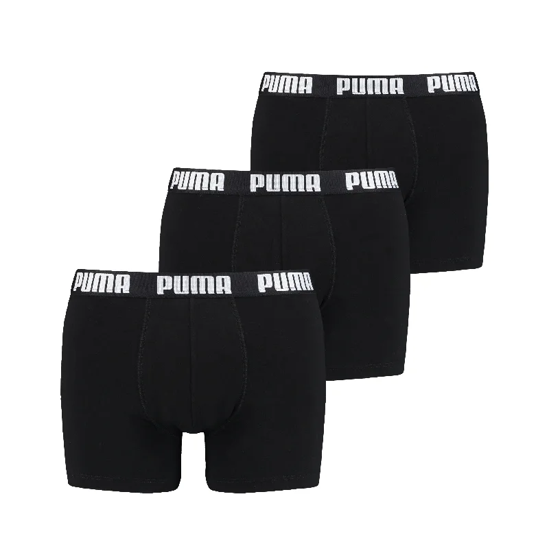 PUMA Men's Everyday Boxer Shorts Trunks 3 Pack