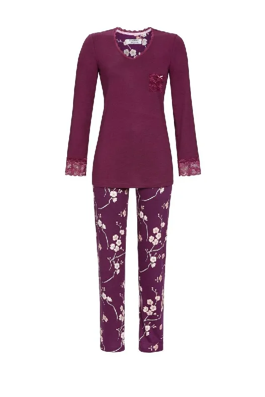 Pyjama  0561210 743 purple wine