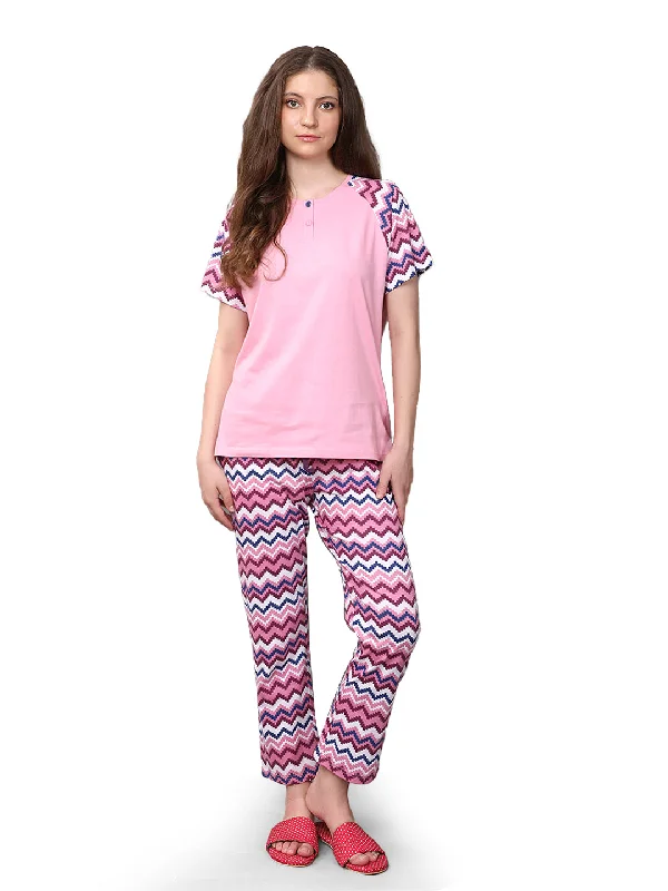 Pyjama set Light Pink 100% Cotton