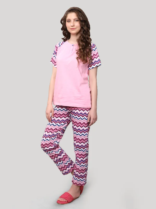 Pyjama set Light Pink 100% Cotton