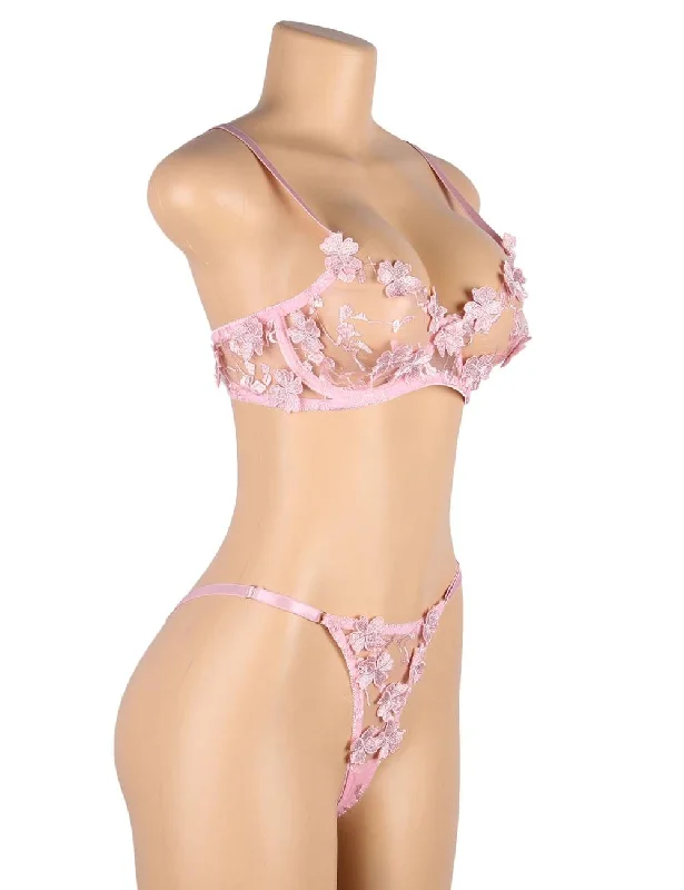 RAW's ' Prissy Pink' Floral Bra Set