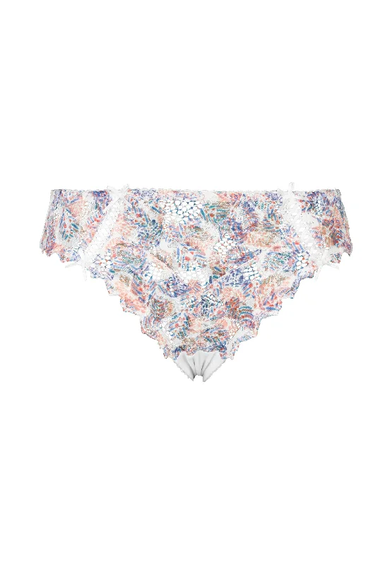 Sans Complexe Arum Mosaic Briefs - Graphic Leaf Print