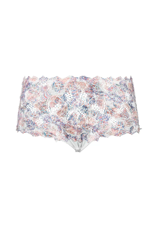 Sans Complexe Arum Mosaic High Waist Briefs - Graphic Leaf Print