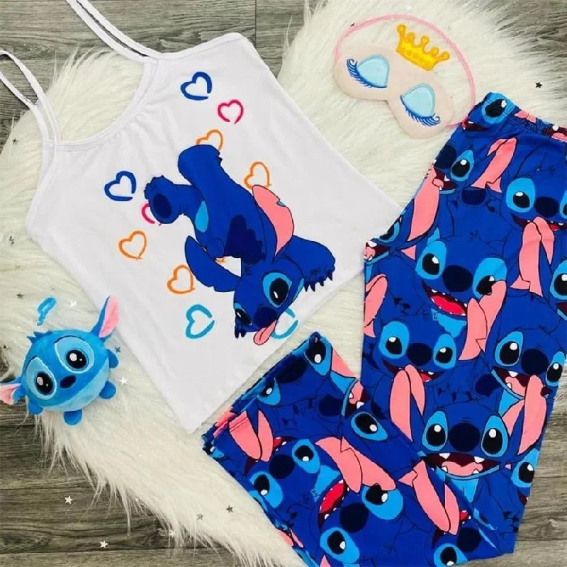 Stitch Cartoon Pajama Set