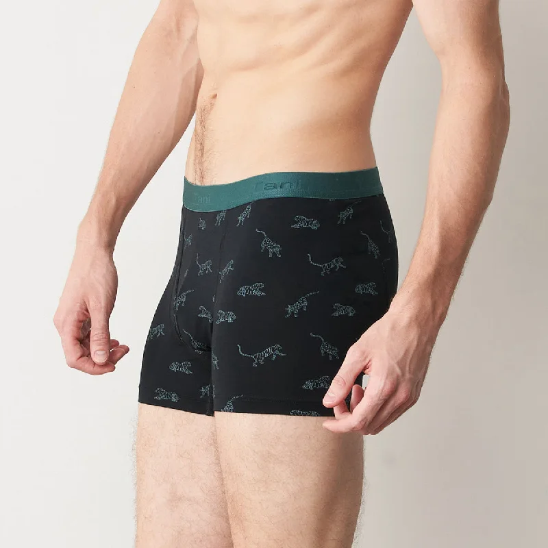 TANI Mens SilkTouch Contour Boxer Print Trunk 29080