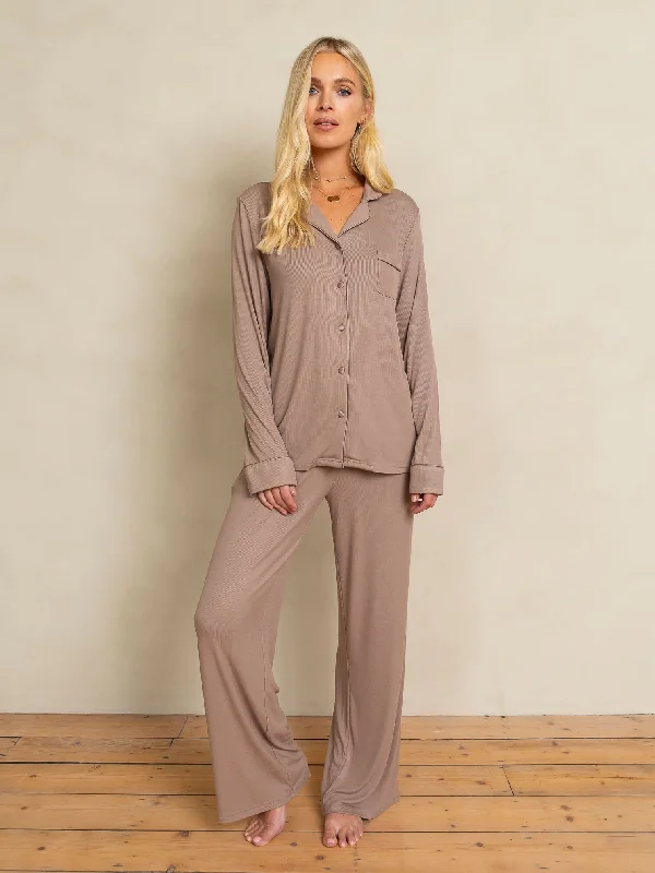 The Luxury Pyjamas - Taupe