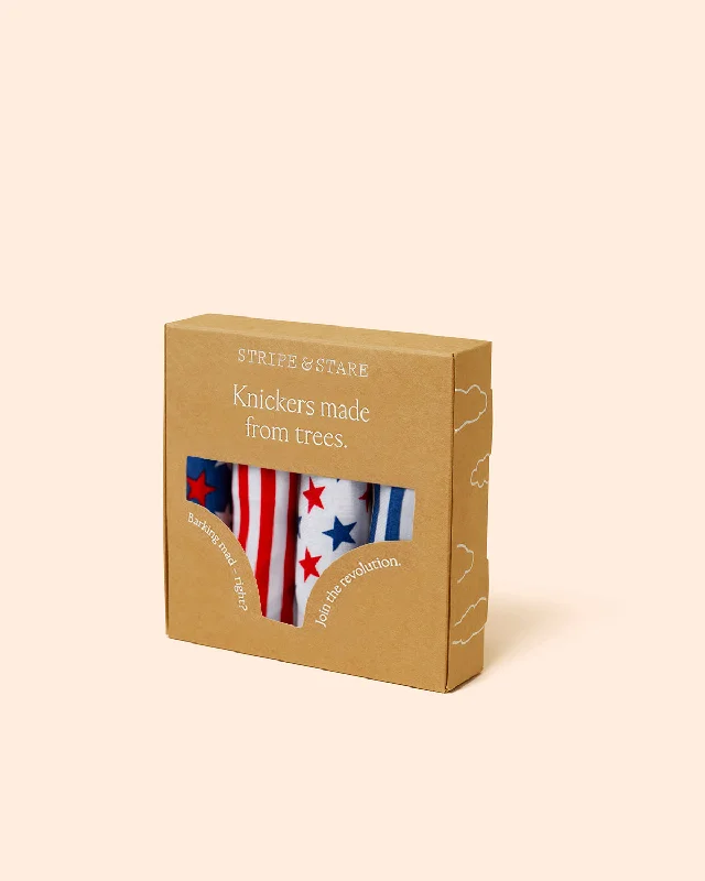 The Original Brief Four Pack - American Flag