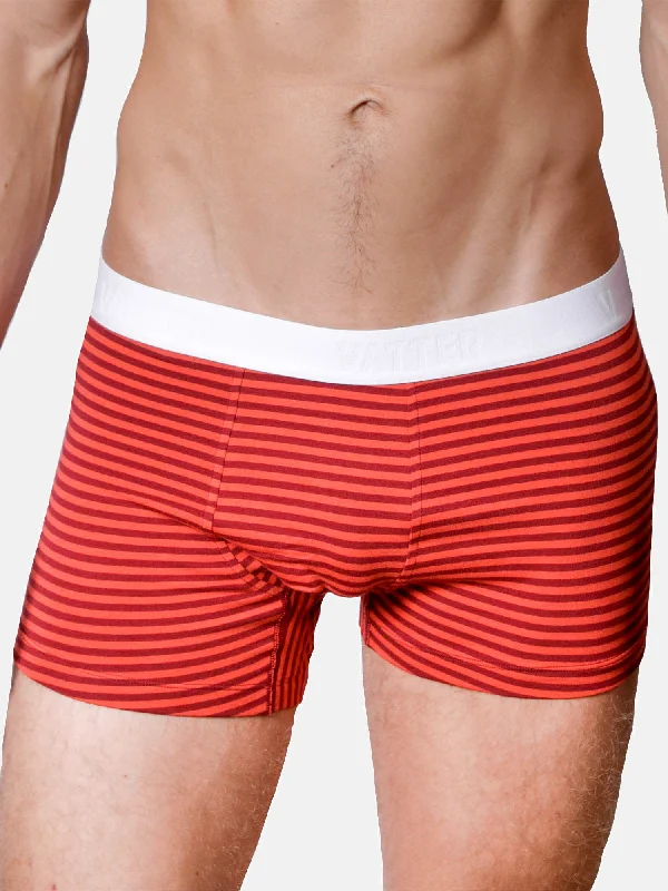 Trunk Short ""Tight Tim"" Red Stripes