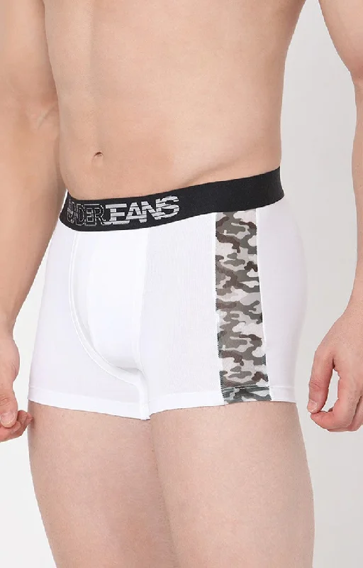 Underjeans by Spykar Men Premium White Cotton Blend Trunk