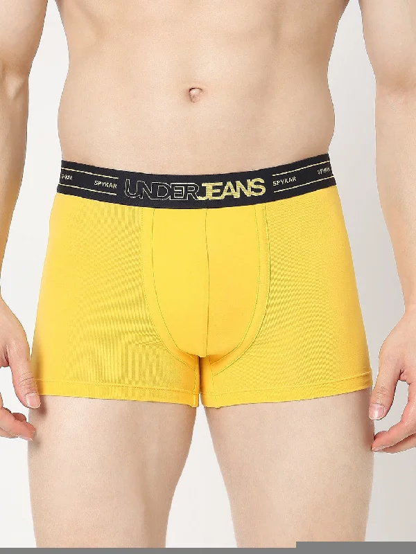 Underjeans by Spykar Men Premium Yellow Trunk