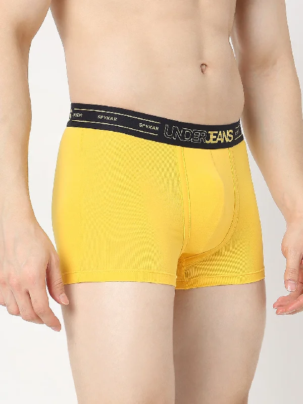 Underjeans by Spykar Men Premium Yellow Trunk