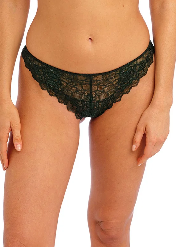 Wacoal WE135007BTG Lace Perfection Tanga Botanical Green