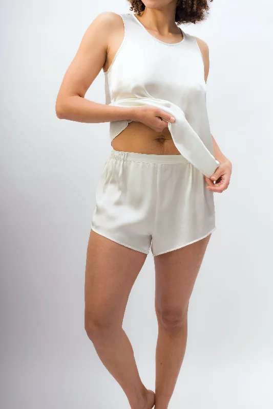 Washable Silk Pajama Short Set