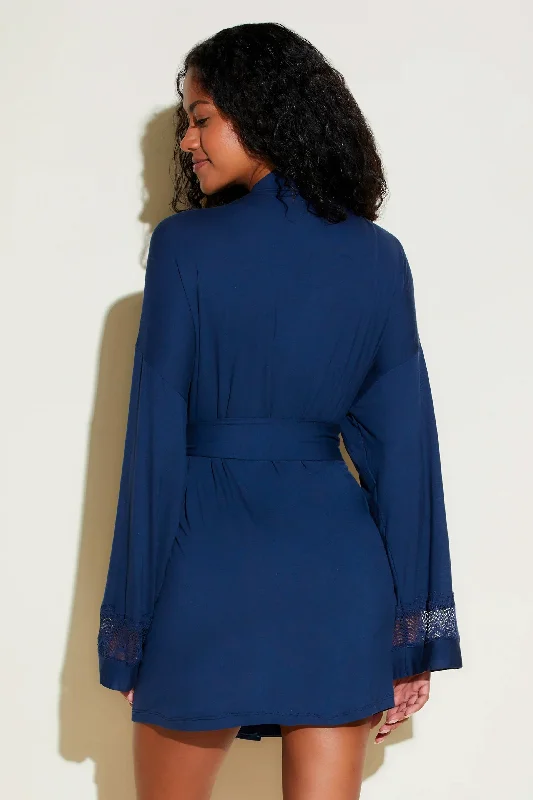 Allure Sleep Robe Navy