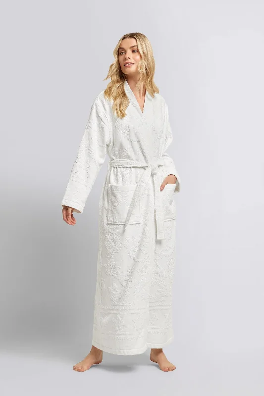 Bondi Towelling Robe - White