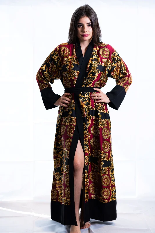 Brooklyn Satin Kimono Robe