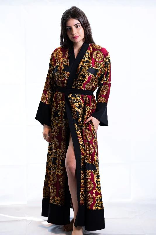 Brooklyn Satin Kimono Robe