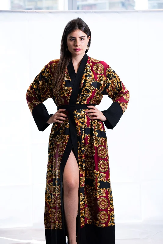 Brooklyn Satin Kimono Robe