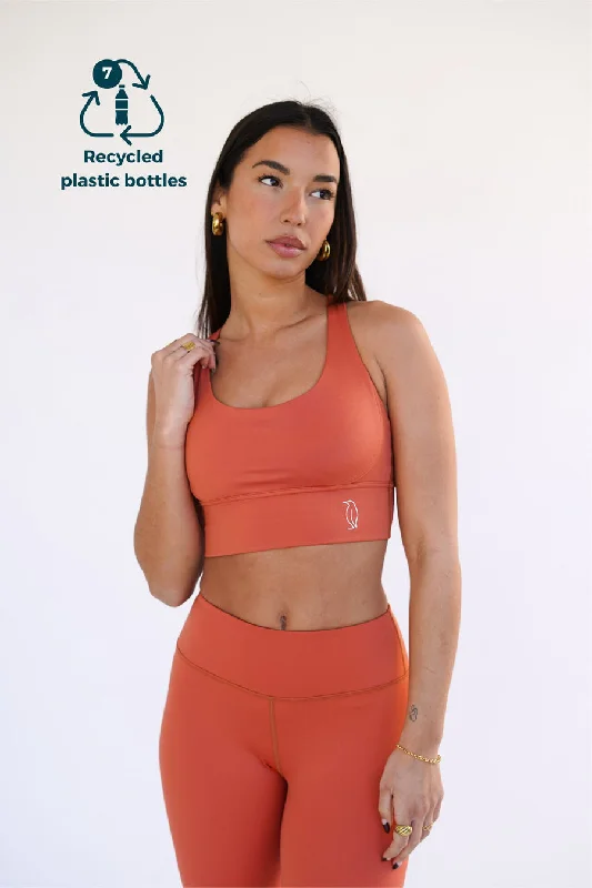 TOP CLASICO FIT PLANET NARANJA