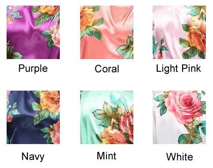 Watercolor Floral Robe